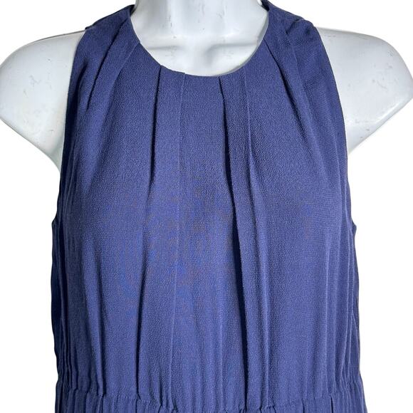 Kate Spade Carlie Elastic Waist Crepe Sheath Dress Blue Size 2 - Picture 4 of 9